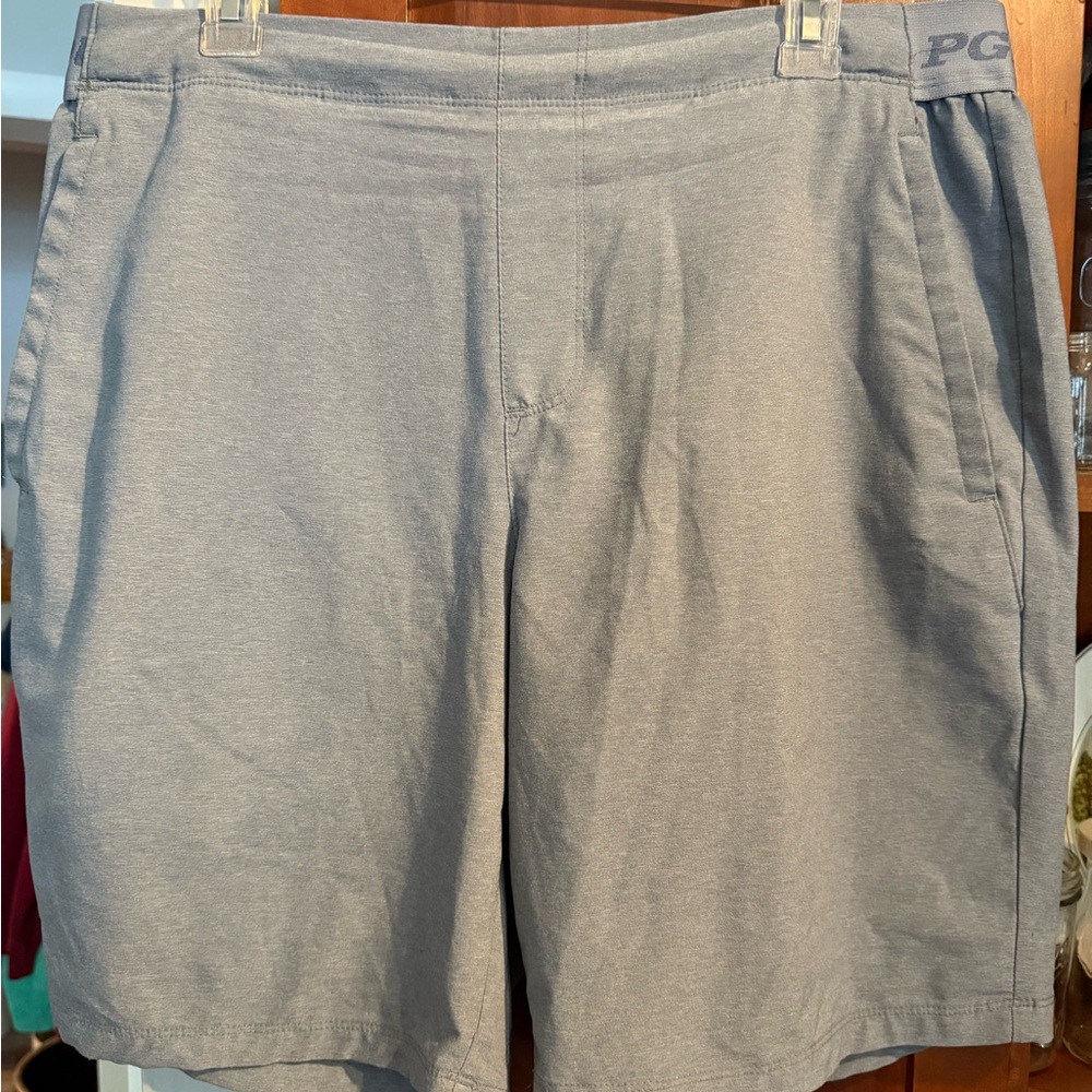 PGA Tour Men's Athletic Gray Shorts
